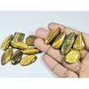 274Cts. Natural Tiger Eye Mix Cabochon Loose Gemstone 13Pcs Lot 26-37 MM C-737