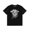 Spider Web Print Loose Fit Unisex Streetwear Short Sleeve T-Shirt Casual Cotton Tee Teens
