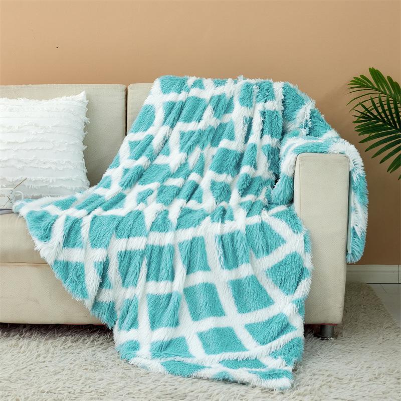 Decorative Extra Soft Fuzzy Faux Throw Blanket Reversible Long Hair Shaggy,Fluffy Cozy Plush Comfy Microfiber Fleece Blankets for Couch Sofa Bedroom