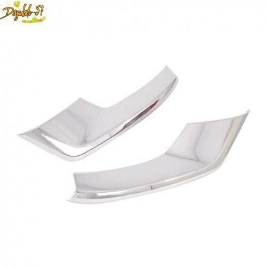 2Pcs/Set Chrome Front Fog Light Frame Cover Trim For   Mazda 3 Sedan