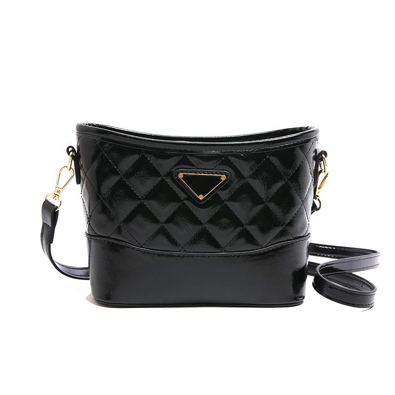 New Style Trendy Shoulder-crossbody Bucket Bag Fashionable and Simple Single Shoulder Underarm Bag