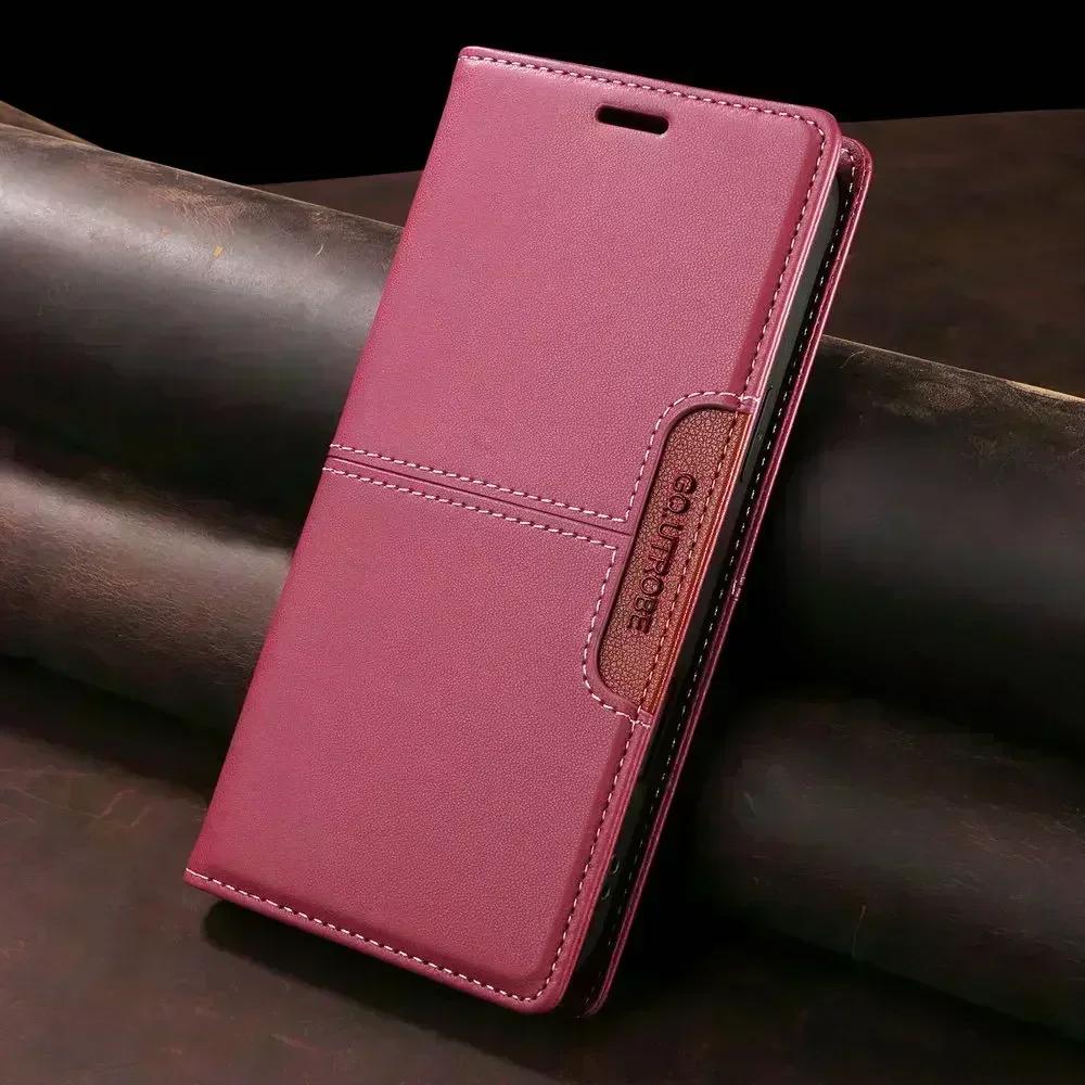 Anti-theft 360 Protect Leather Wallet Case for Apple iPhone 17 Pro Max Luxury Cover iPhone 16e 16 Plus 15 14 13 12 Xs Flip Funda