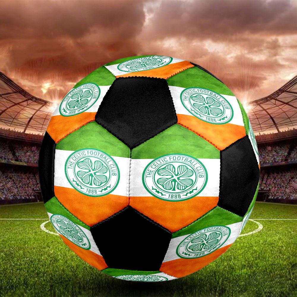 1pc Celtic Football Club Soccer Ball Size 5 Indoor Soccer Ball Fashion Colorful Backyard Game - Great For Sports Fans Gift HE21
