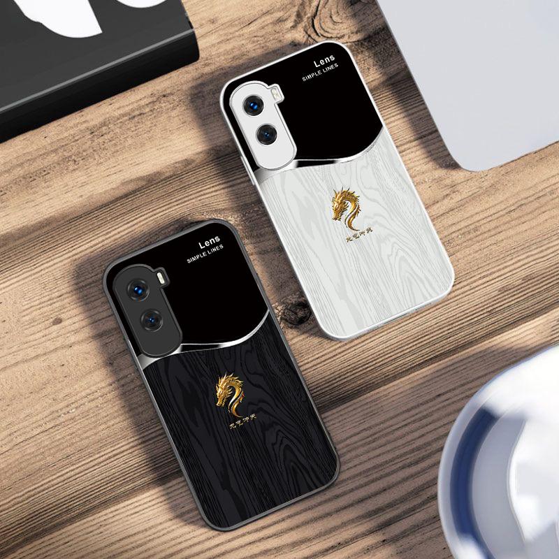 Drachen QiSteigtIn Den Himmel Für Honor 200 90 8X 9X Pro Lite P50 P40 Nova 10 11i P60 Magic4 6 Mate 20 50 Gehärtetes Glas Handyhülle