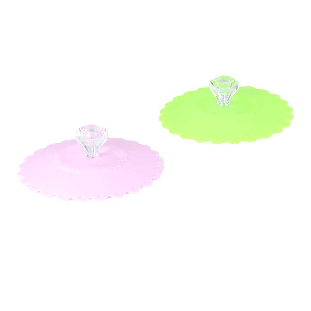 Glass Cup Accessories Leak Proof Anti-Dust Cup Seal Cup Lid Silicone Lids Cup Covers For Drinks