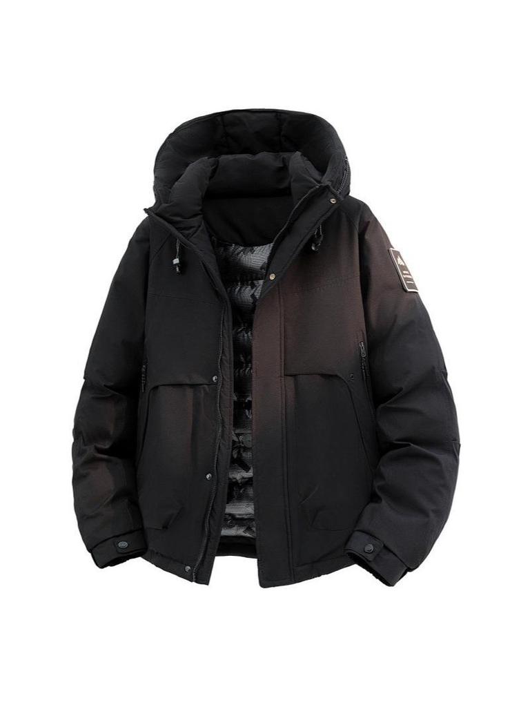 Men's Autumn-Winter Casual Cotton Sport Jacket: Trendy, Thickened Ski and Workwear Outerwear
