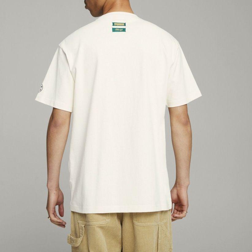 Puma x Rhuigi Graphic Tee Pristine Men Tops White 620888-65