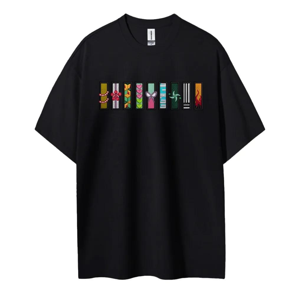 Demon Slayer Shortsleeved Mens and Womens Same Style Comfortable Shortsleeved Couples Clothing Casual Shortsleeved Wear