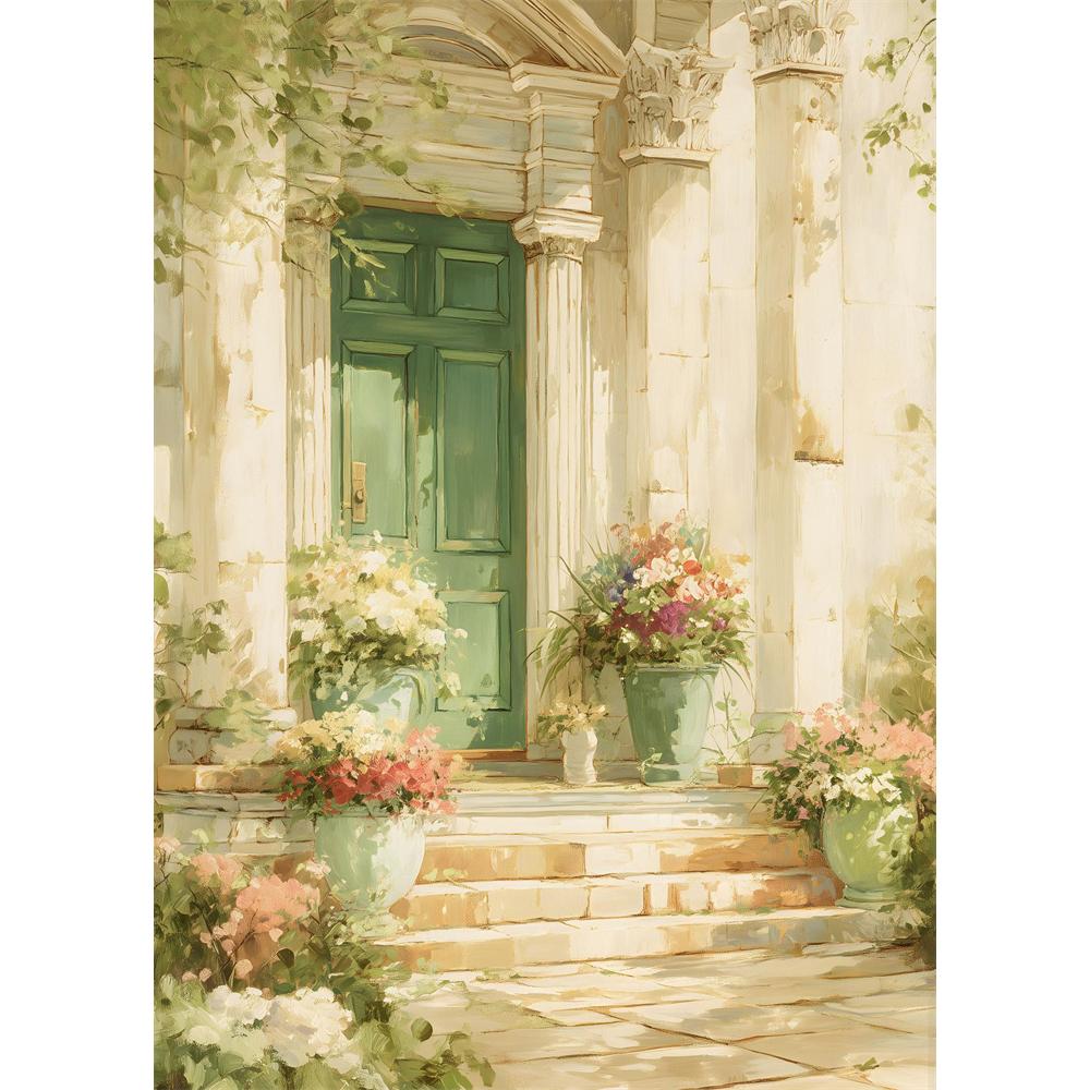 5D Diy Diamond Painting Cross Stitch Embroidery Classic French Manor NobleWoman Full Round Drill Home Decor Wall Art Gift