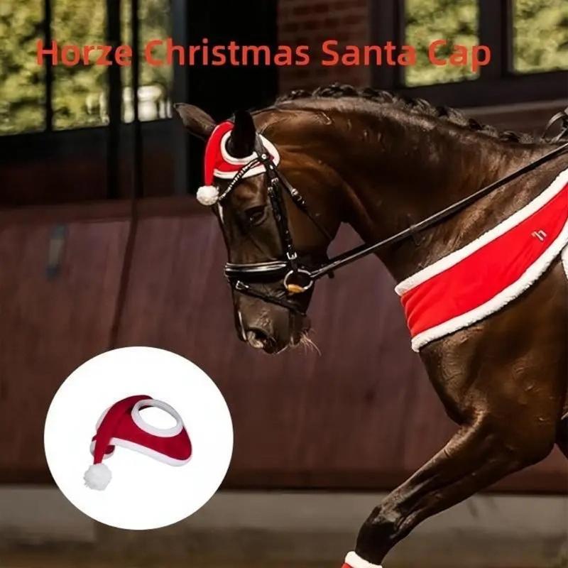 Equestrian Cap Christmas Accessory Polyester Horse Hat Breathable Weather Resistant Design Suitable For Horsemanship