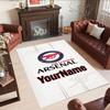 Arsenal Customize Text Carpet Suitable for Bedrooms Foyer Dining Room Study room Antislip Carpet Office home decor Best for Christmas