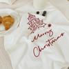 Elegant Christmas Hanging Cloth 40*48cm Embroidered Napkins  Photo Props