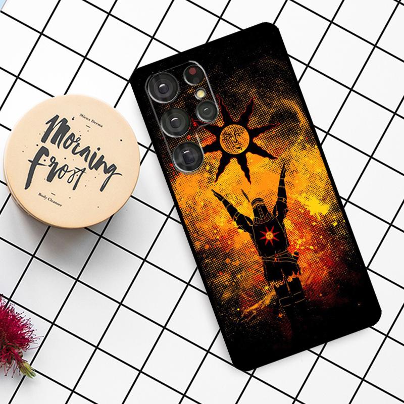 Praise the Sun Dark Souls Case For Samsung Galaxy S24 FE S20 FE S21 S22 S23 S24 S25 Ultra S9 S10 S25 Plus Phone Cover