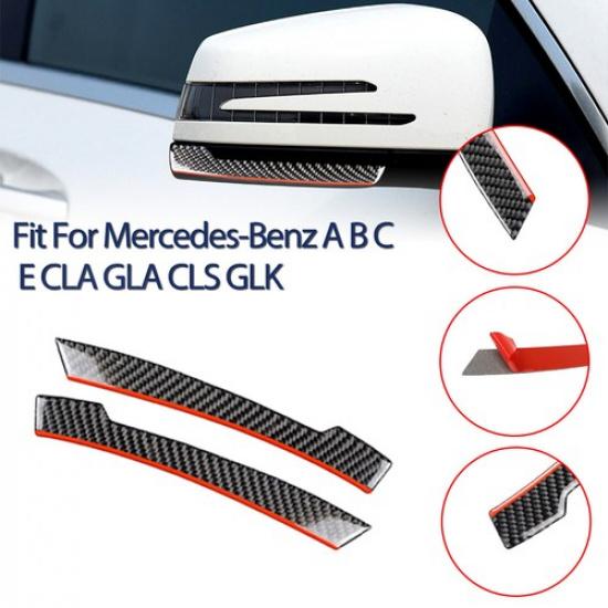 Накладка-полоска на боковое зеркало из углеродного волокна для Benz BCE CLA GLA CLS GLK-W