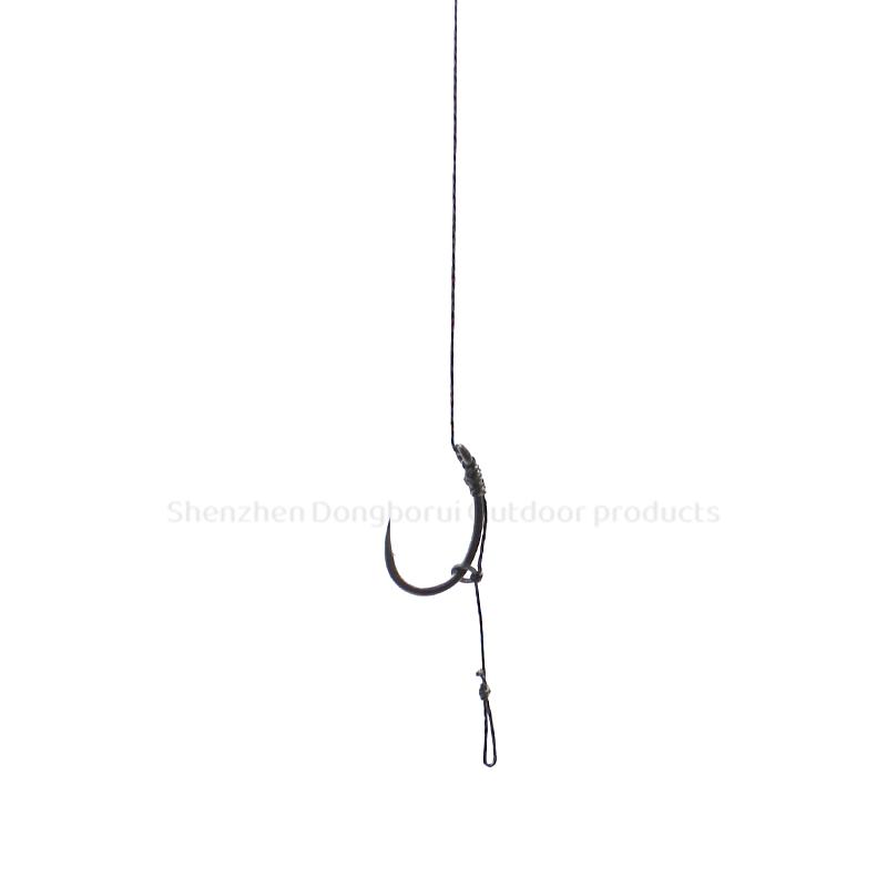 3pcs/pack Carp Fishing Blow Back Rig Barded And Barbless Hook Size 2 4 6 With Fishing Line Anti Tangle Sleeve Carp Fishing Terminal Tackle Accessories