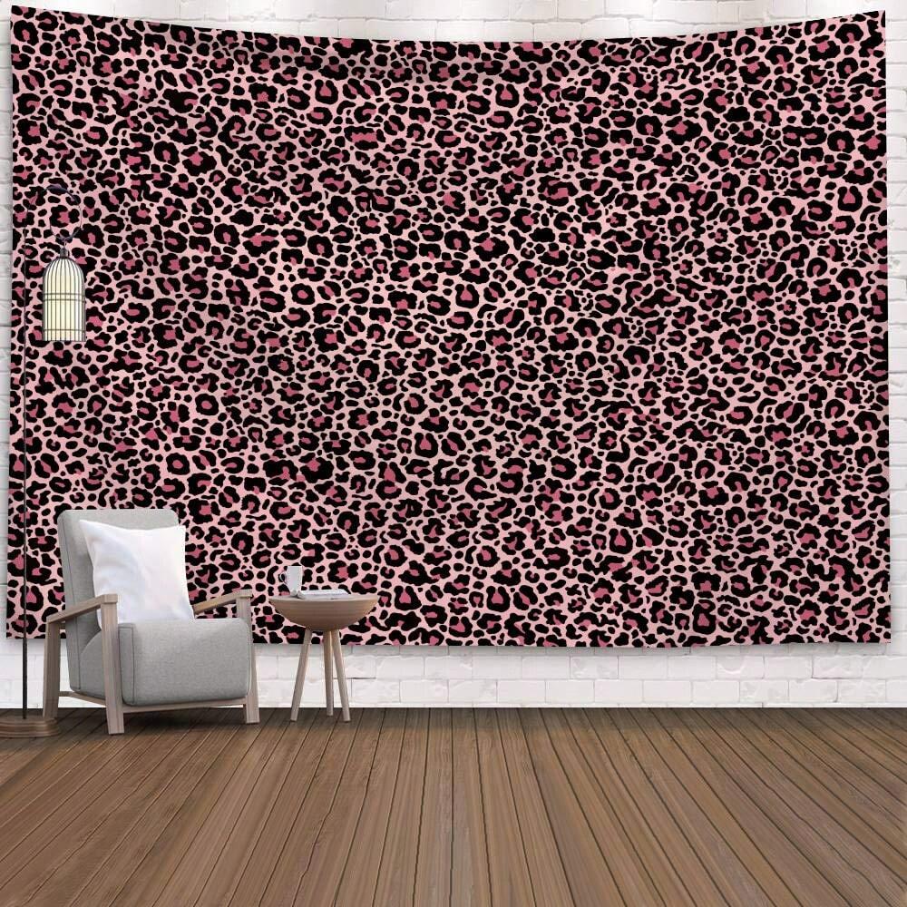 

Statement Piece Zebra Tapestry Pink Black Abstract Art for Stylish Living Room Bedroom Large Wall Decor 74x94cm(29x37in)