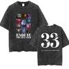 Summer Hot Game Clair Obscur Expédition 33 Vintage Washed T Shirts Men Women Fashion Streetwear Oversized Short Sleeve Harajuku Hip Hop Punk T-shirt
