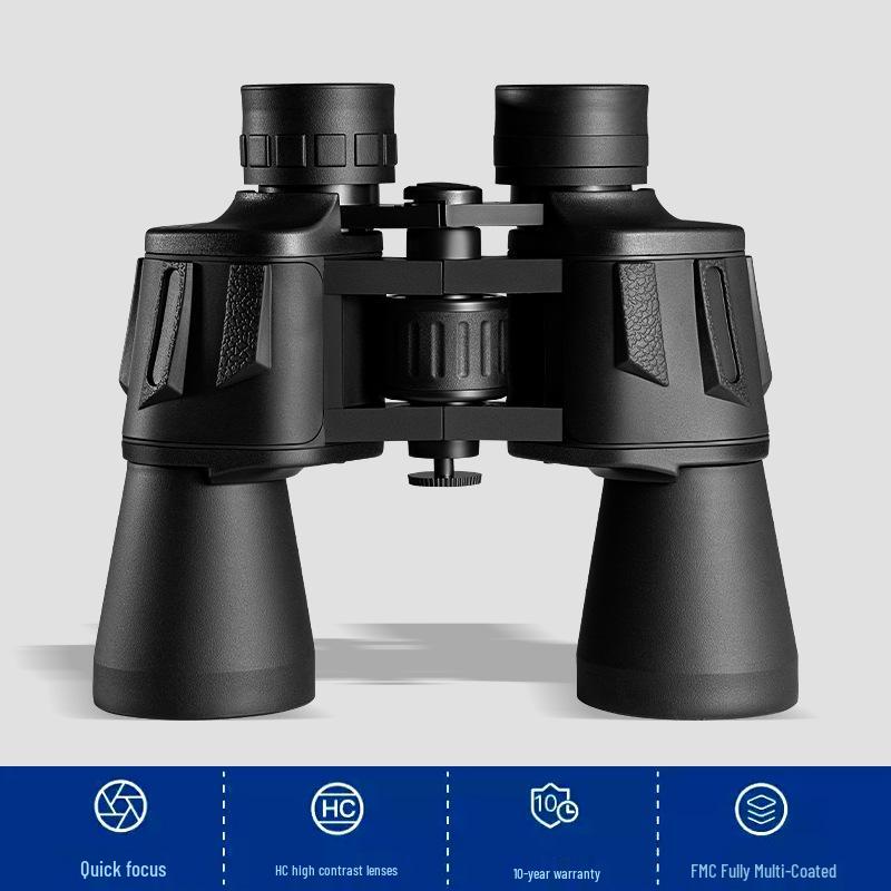 20x50 Large Eyepiece HD Low Light Night Vision Portable Outdoor Binoculars