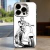 Amine G-Gintama  White Shockproof Phone Case For iPhone 16,15,14,13,12,11,Pro,XS,Max,Plus,Mini,SE