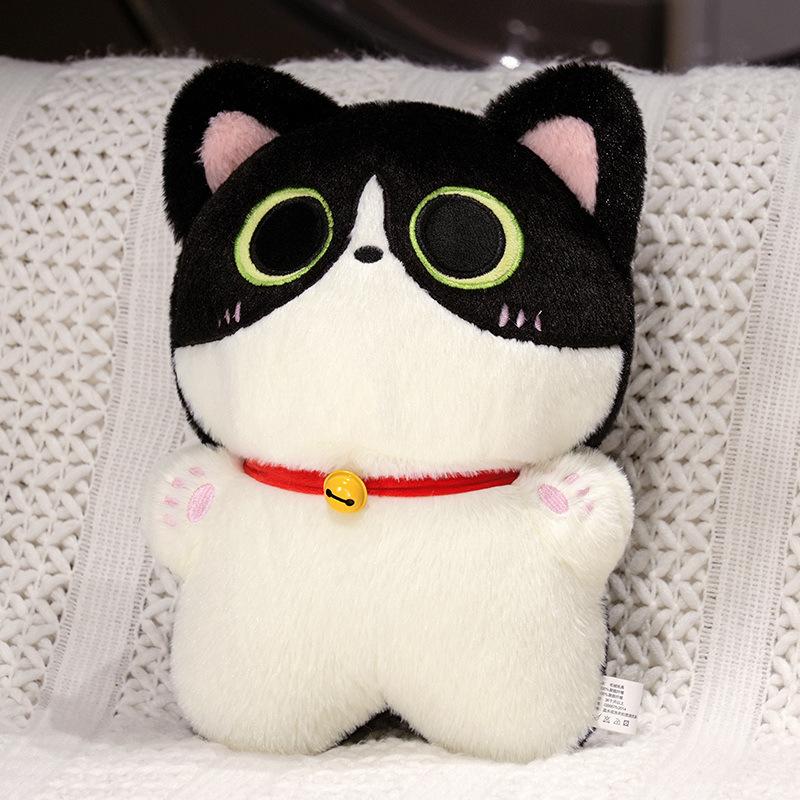 Katzen-Kissen Plüschtier Puppe Katze Puppe Heimkissen Kissen Mädchen Beruhigende Stoffpuppe