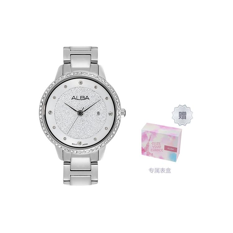 SEIKO ALBA Quartz Movement Stainless Steel Strap Watch Women's Watch Silver Dial AH7W31X1