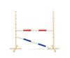 Jumping obstacle for Hobby Horse 120cm, two beams - red and blue