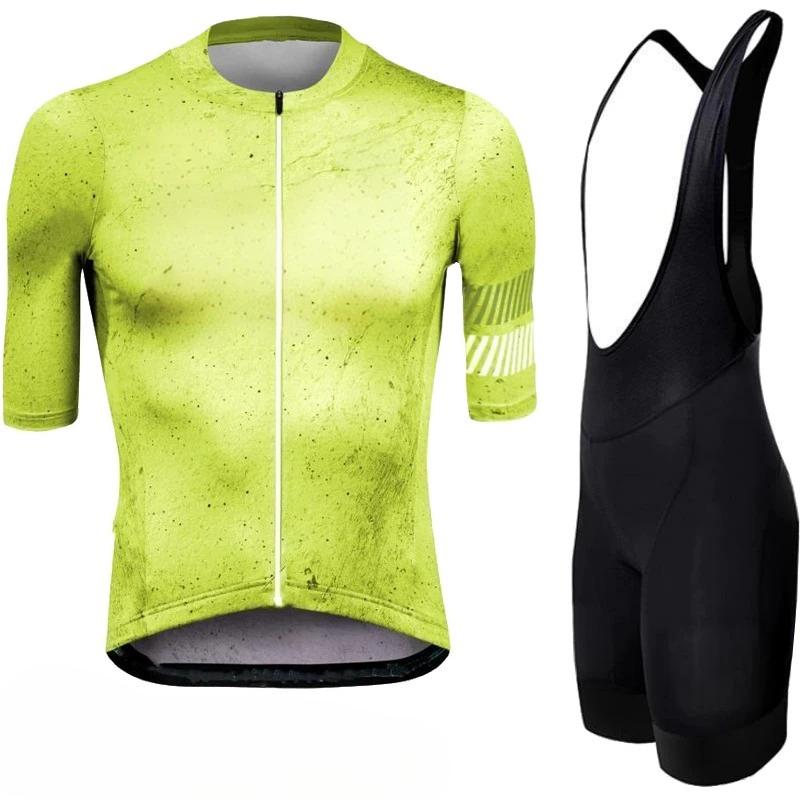 

Phtxolue Cycling Jersey Set Clothing Cycling Set Men Women Anti-Loss Zipper Pro Bike Clothes Anti-UV MTB Bicycle Wear Suit Kit XXS