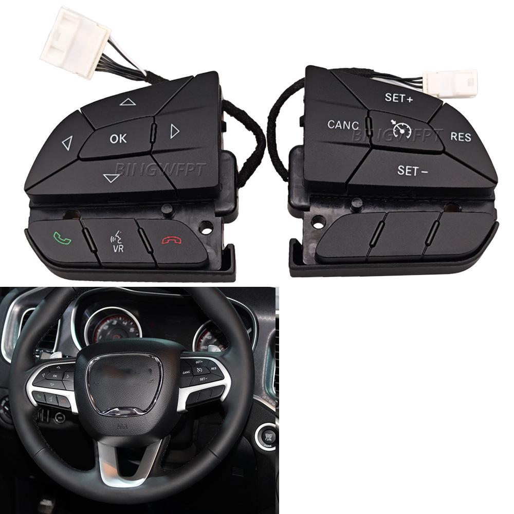 Dodge Challenger SRT Hellcat Steering Wheel Cruise Control Modification Buttons