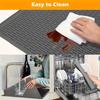 Flexible Silica Gel Furnace Cover Heat-resistant Protection Device Is Easy To Clean When Used for Ceramic and Glass Top Stove Kitchen Countertops.