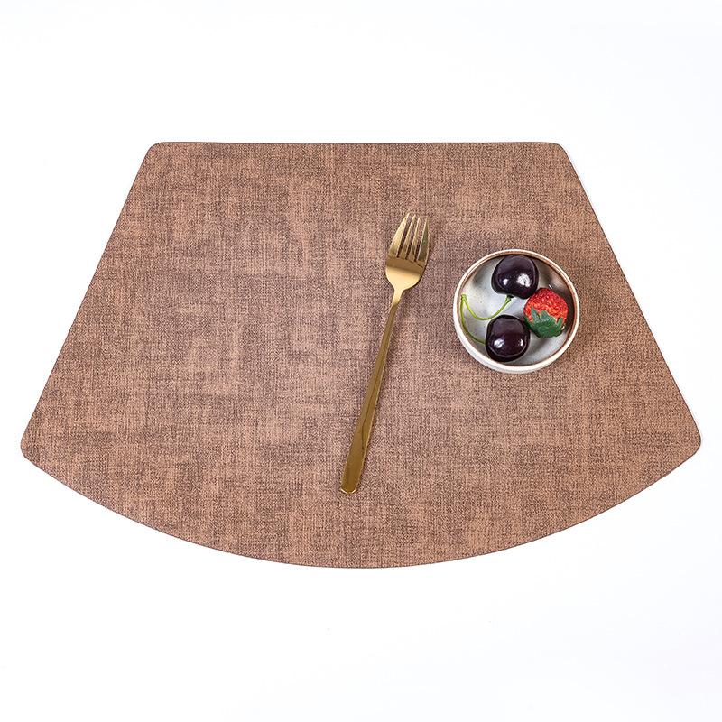 Wind Cloth Pattern Fan-shaped Waterproof, Oil-proof and Anti-scalding Pad, Restaurant Kitchen Daily Pot Pad, Coaster, Thermal Insulation Pad