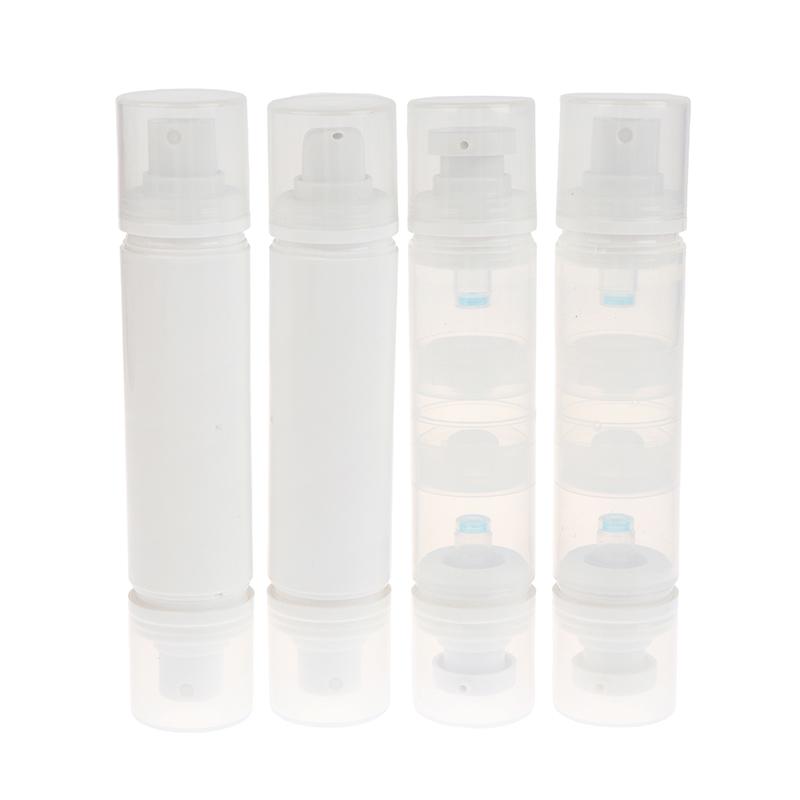 5Ml/10Ml Double Headed Vacuum Press Type Spray/Lotion Packaging Bottle Refillable Makeup Cosmetics For Cream Gel Container
