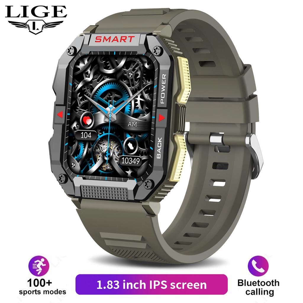 New Smart Watch For Men 1.96"HD Full Touch Screen Sports Fitness Watches Bluetooth Call Digital Smartwatch Wristwatch