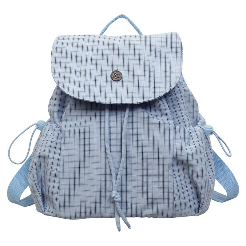 Schoolbag handsome Mijia foreign style drawstring fashionable large capacity backpack 1011 summer new ins casual popular schoolbag