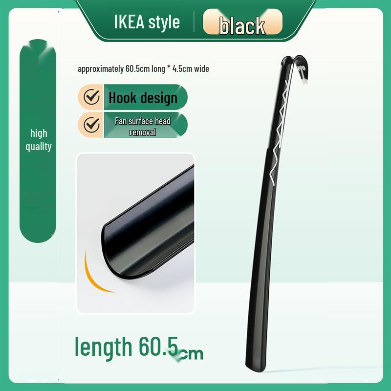 Luxury Long-Handled Shoehorn for Easy Footwear Access