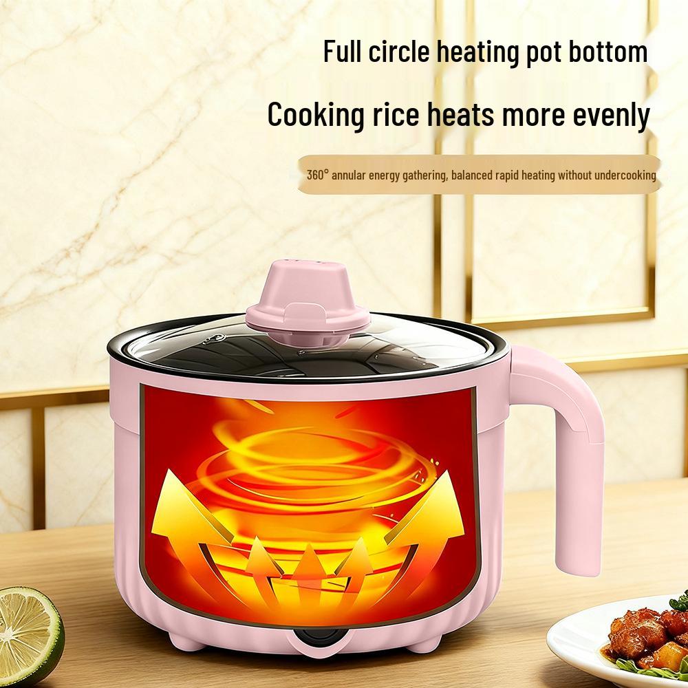 Koreański wielofunkcyjny mini elektryczny garnek do gotowania i patelnia dla studentów w akademikach