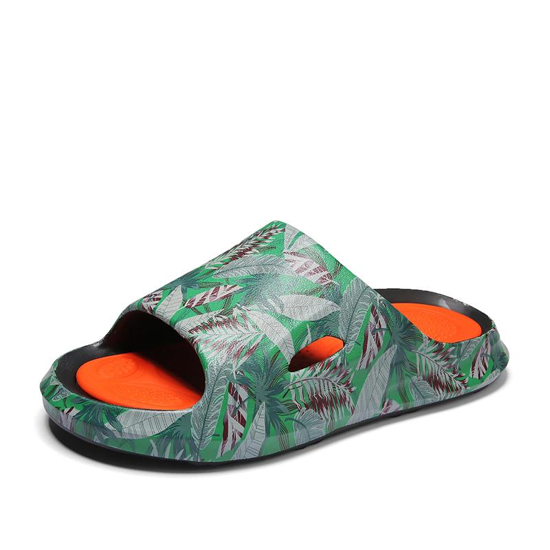 Unisex House Slippers Summer Women Outdoor Casual Beach Slides Thick Sole Home Non-Slip Men Bathroom Shoes Flat Bottom Sandals