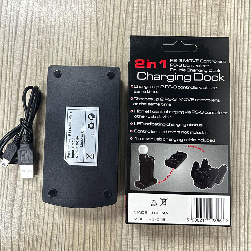 Black ABS Charger USB For PS3 And PS Move Controllers 2. ABS Wireless Charger 3. Input 5V