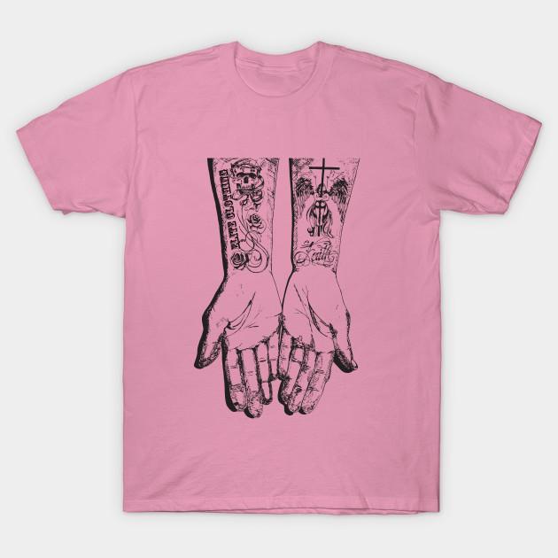 T Shirt Women Tattooed Arms Illustration Collection Harajuku Print Kawaii Tshirt Summer Short Sleeve Female T-Shirt Top Tee
