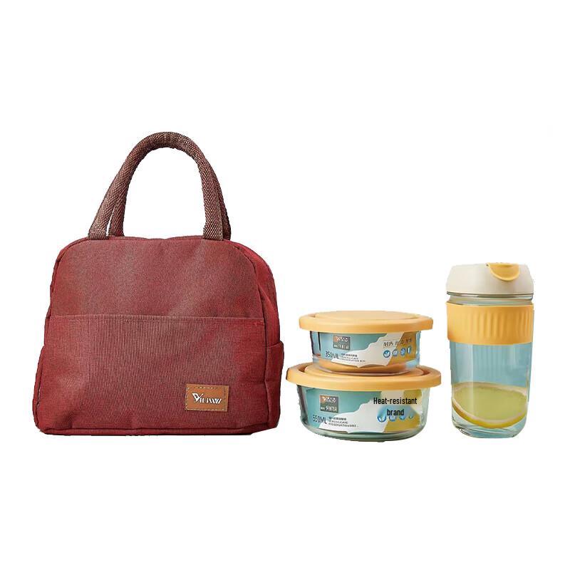 YiLiWu Chinese Style Glass Food Storage Bowl Set