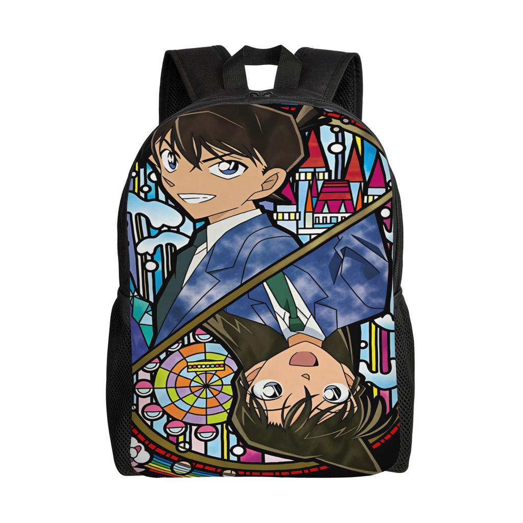 Detectives Conans Rucksack College Knapsacks Male Unique Learner Bags Designer Cushy Rucksack Made with Attention to Detail