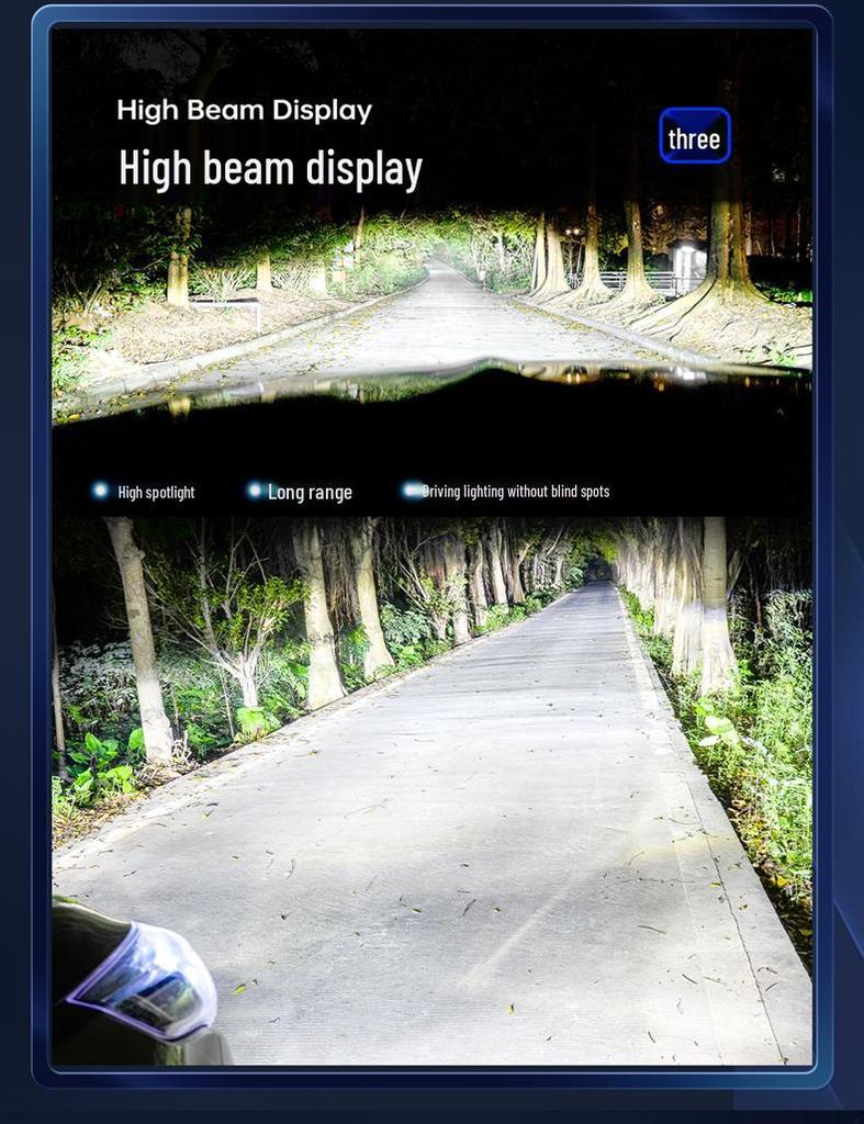 Compatible with automotive laser LED headlights: H7, H4 (dual beam), H1 (super bright), H11, and 9005 high-intensity bulbs.