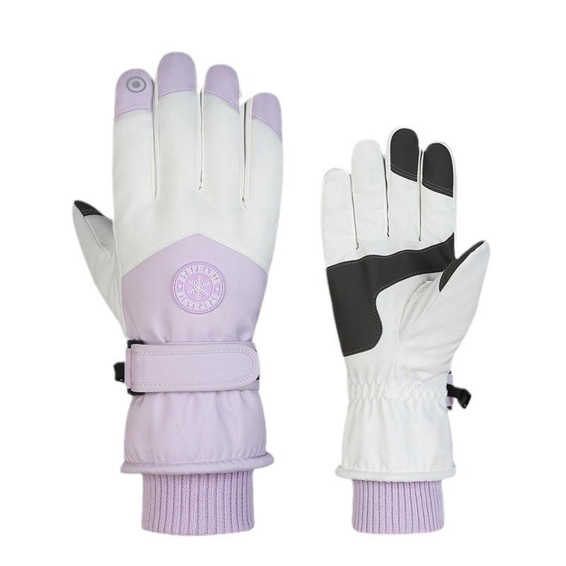 Winter Touchscreen Ski Gloves Waterproof Windproof Warm Fleece Lined Outdoor Cycling Hiking