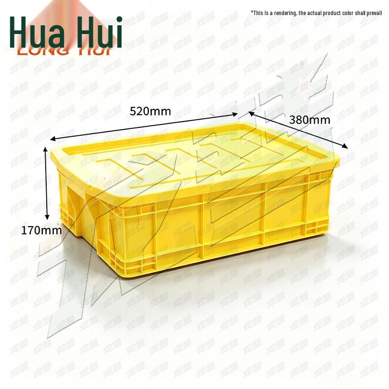 Longhui Plastic Storage Crate with Lid