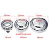 Plastic Dual Flush Toilet Water Tank Push Button With 2 Rod For 38 48 58Mm Hole