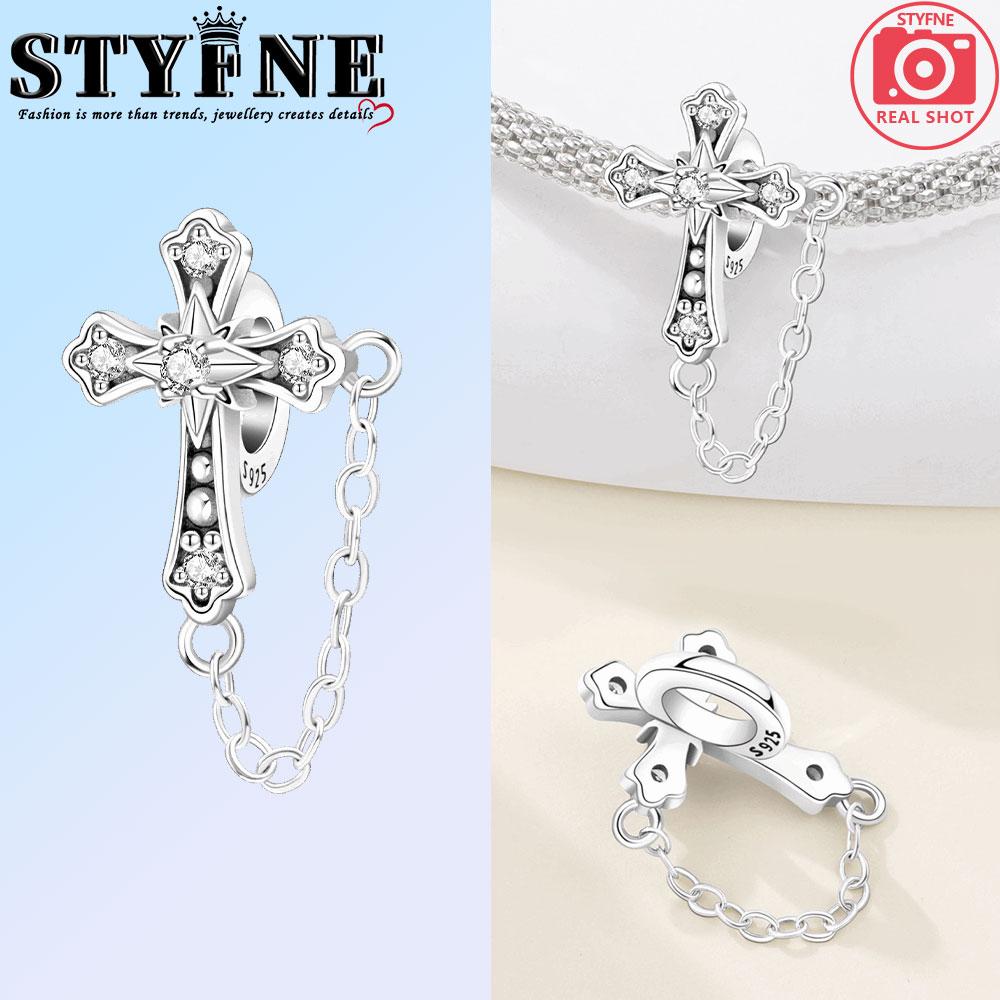 Copper Religious Series Jesus Church Angel Cross Demon Eye Charms Beads For Original Bracelet Woman Girl Jewelry