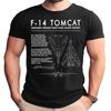 F-14 Tomcat Detaillierter Schaltplan Herren T-Shirt