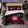 Set Biancheria da Letto Bayern Monaco Modello 3 Pezzi Morbida Copripiumino in Microfibra con Federe per Camera da Letto