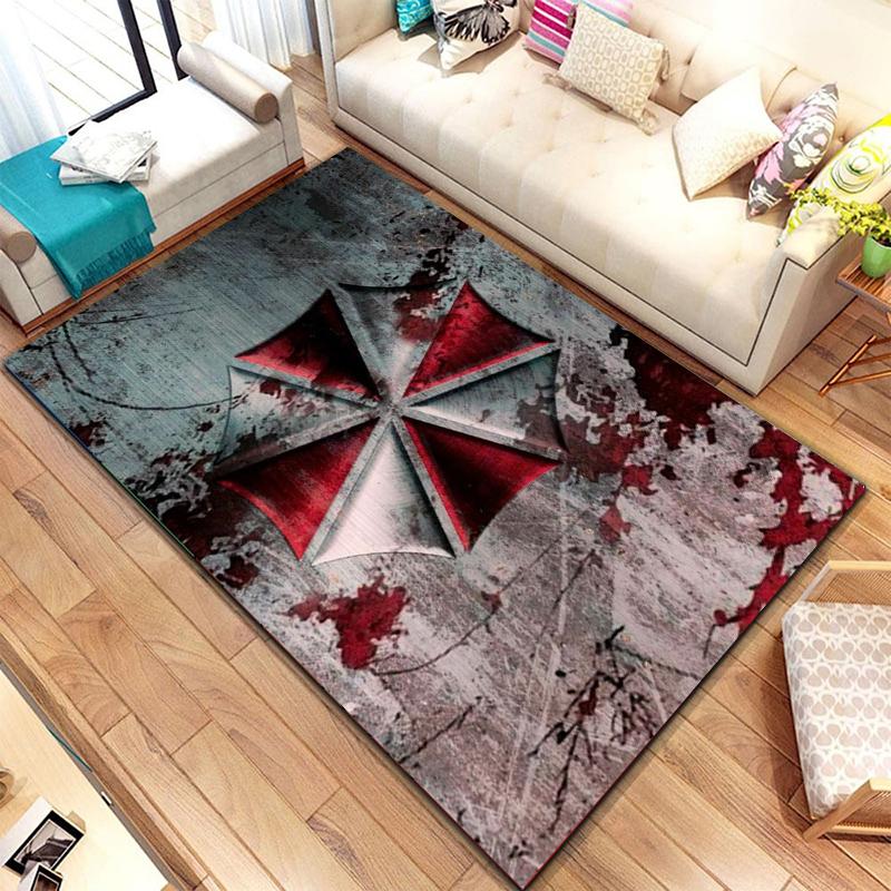 3D R-Resident Evil Games Gamer Large Sizes Area Rugs Carpet for Home for Living Room Bedroom Sofa Bar Club Decor Floor Play Mats