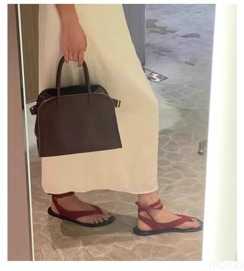 Women's Personalized Casual Clip Toe Slippers Summer Versatile Flat Bottom Daily Casual Comfortable Sandals for Wearing Outside