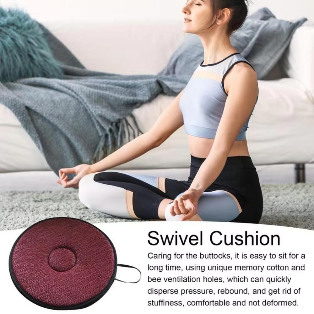 

Багаторазове використання Крісло Автомобіль Поворотна подушка для сидіння Подушка для водіння Поворотна подушка для сидіння для водіння чорний